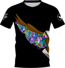 Phatswag | The Eagle-Eyed Disc Golf Black Jersey