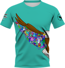 Phatswag | The Eagle-Eyed Disc Golf Teal Jersey