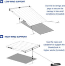 Shadesock – the World’S 1St Wind-Inflating, Beach Shade – Silent, Non-Flapping Design, 8X10Ft Auto-Directing Canopy – Light-Weight and Portable – Easy 2 Minute Set-Up