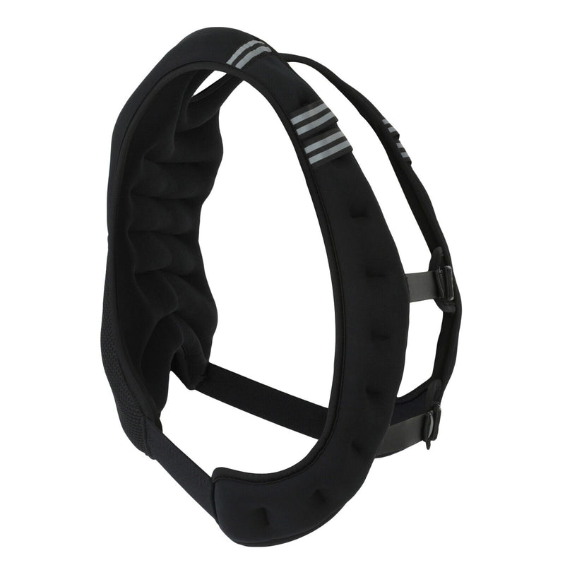 Weighted Vest 10-20Lbs Weight Reflective Workout Strength Training Running Black
