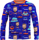 Sweater | Father's Day | Poly-cotton fabric - Blue