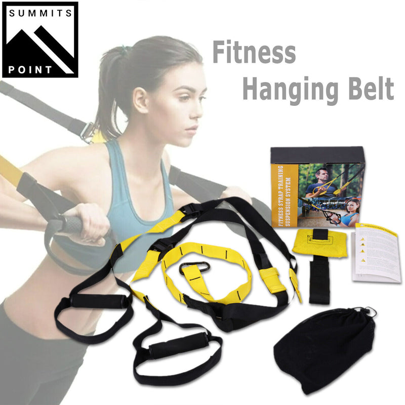 Home Gym Suspension Resistance Strength Training Fitness Straps Workout Trainer