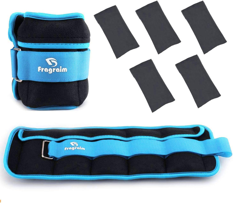 Adjustable Ankle Weights 1-3/4/5/6/8/10/12/15/20 LBS Pair with Removable Weight for Jogging, Gymnastics, Aerobics, Physical Therapy