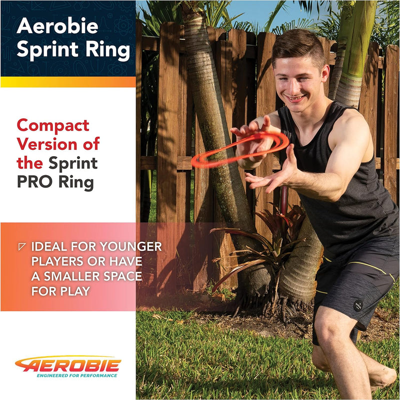 Sprint Ring Outdoor Flying Disc, 10 Inches, Orange