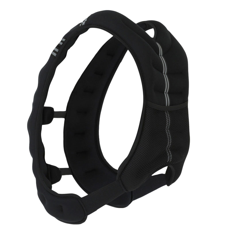 Weighted Vest 10-20Lbs Weight Reflective Workout Strength Training Running Black