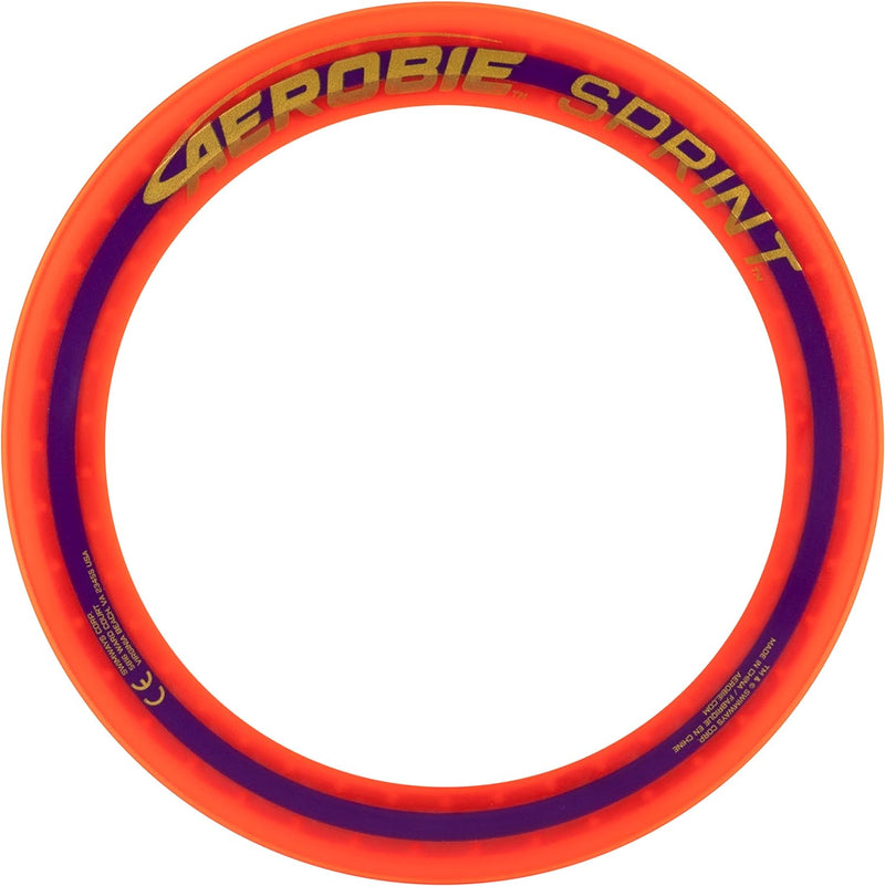 Sprint Ring Outdoor Flying Disc, 10 Inches, Orange