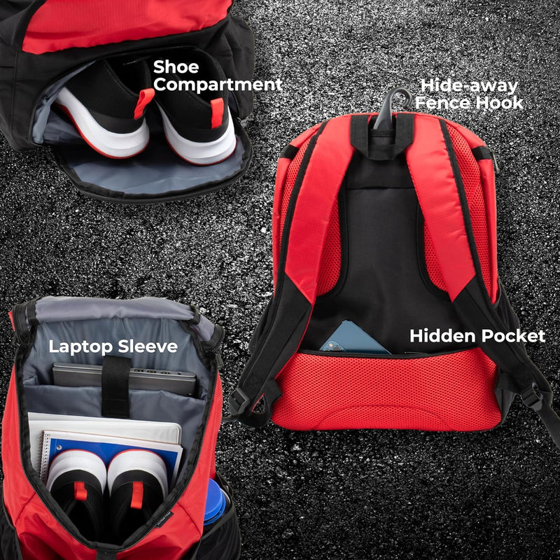 Basketball Bag - Large Basketball Backpack for Men & Women - Volleyball & Soccer