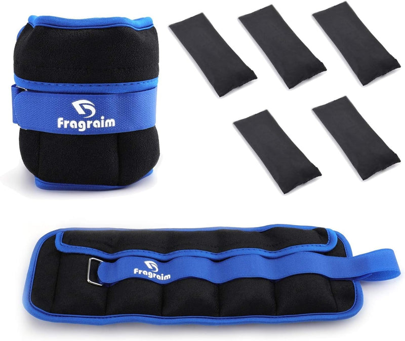 Adjustable Ankle Weights 1-3/4/5/6/8/10/12/15/20 LBS Pair with Removable Weight for Jogging, Gymnastics, Aerobics, Physical Therapy