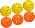 Pickleball Ball Set, 40 Holes Pickleball Balls for Outdoor Sport, 26 Holes for Indoor, Highly Durable and Consistent Bounce, USAPA Standard for Pickleball Sport, 4/6/12 Pack to Choose