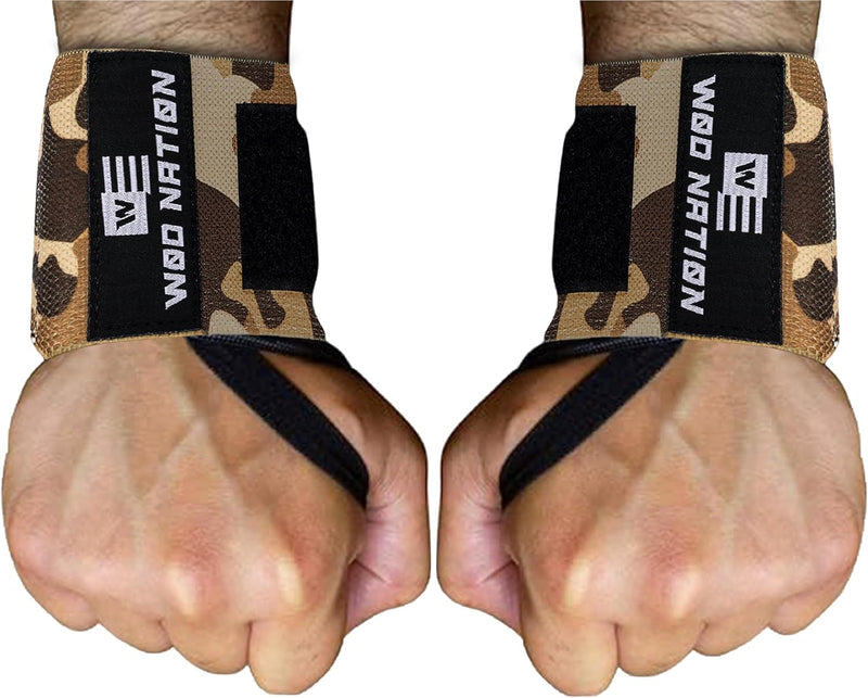 Wrist Wraps for Weightlifting, Professional Gym Wrist Straps W/Thumb Loop, Wrist Wraps for Men & Women, Wrist Support Wraps for Strength Training, Powerlifting & Bodybuilding