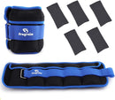 Adjustable Ankle Weights 1-3/4/5/6/8/10/12/15/20 LBS Pair with Removable Weight for Jogging, Gymnastics, Aerobics, Physical Therapy