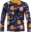 Sweater | Father's Day | Poly-cotton fabric - Dark Blue