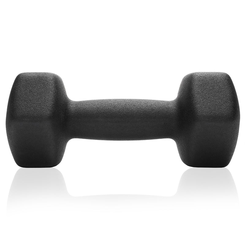 Neoprene Hex Dumbbell Hand Weights, Set of 2 - Workout Strength Training