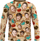 Sweater | Thanksgiving Day | Poly-cotton fabric - Light Brown
