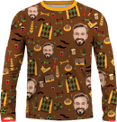Sweater | Father's Day | Poly-cotton fabric - Brown