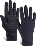 Womens Running Gloves - Touchscreen Gloves - Running Accessories for Women Winter - Hiking, Biking, Sports