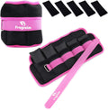 Adjustable Ankle Weights 1-3/4/5/6/8/10/12/15/20 LBS Pair with Removable Weight for Jogging, Gymnastics, Aerobics, Physical Therapy