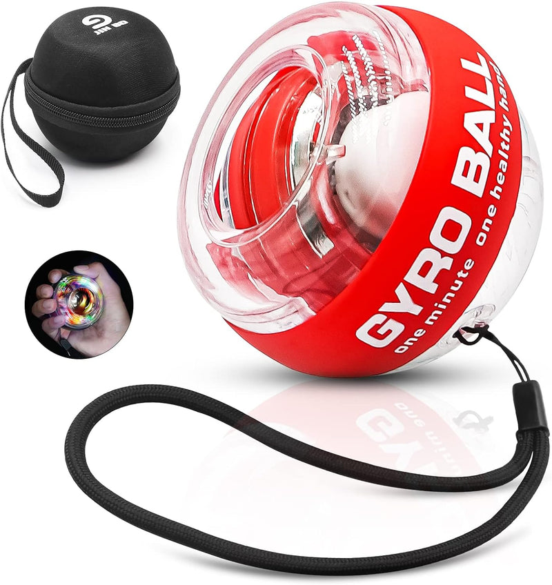 Wrist Trainer Ball Auto-Start Wrist Strengthener Gyroscopic Forearm Exerciser Gyro Ball for Strengthen Arms, Fingers, Wrist Bones and Muscles