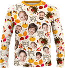 Sweater | Thanksgiving Day | Poly-cotton fabric - Cream