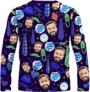 Sweater | Father's Day | Poly-cotton fabric - Dark Purple