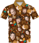 Polo | Thanksgiving Day | Poly-Cotton fabric - Caramel