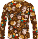 Sweater | Thanksgiving Day | Poly-cotton fabric - Caramel