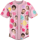 Baseball Button Up | Easter Day | Poly-cotton fabric - Baby Pink