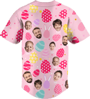 Baseball Button Up | Easter Day | Poly-cotton fabric - Baby Pink