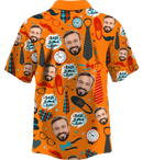 Collar Button Up | Father's Day | Icy SuperFLEX fabric - Orange 2