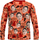 Sweater | Mother's Day | Poly-cotton fabric - Orange
