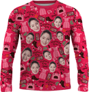 Sweater | Mother's Day | Poly-cotton fabric - Berry Pink