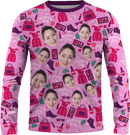 Sweater | Mother's Day | Poly-cotton fabric - Candy Pink