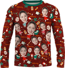 Sweater | Mother's Day | Poly-cotton fabric - Berry Cocoa