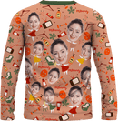 Sweater | Mother's Day | Poly-cotton fabric - Peach Cocoa