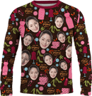 Sweater | Mother's Day | Poly-cotton fabric - Choco Berry