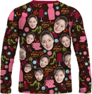 Sweater | Mother's Day | Poly-cotton fabric - Choco Berry