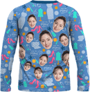 Sweater | Mother's Day | Poly-cotton fabric - Blue