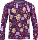 Sweater | Mother's Day | Poly-cotton fabric - Purple