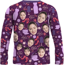Sweater | Mother's Day | Poly-cotton fabric - Purple