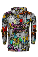 HIP HOP ART 100% POLYESTER HOODIE