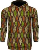 SNAKE SKIN 100% POLYESTER HOODIE