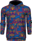 ABSTRACT DESIGN 100% POLYESTER HOODIE