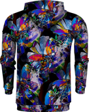 COLORFUL GLASS FLOWERS HOODIE