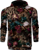 WINTER FLORAL HOODIE