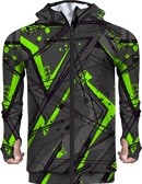 Printed Pattern Fleece Hoodie