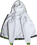 Printed Pattern Fleece Hoodie