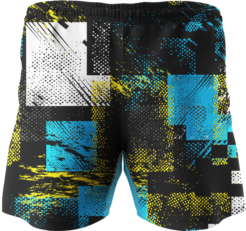 Abstract Printed Training Shorts