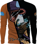 Blue Monkey Old West V8 Black/Orange Long Sleeve