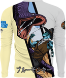 Blue Monkey Old West V8 Grey/Yellow Long Sleeve