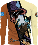 Blue Monkey Old West V8 Yellow/Orange Long Sleeve